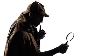 Image of Sherlock Holmes, as he tries to interpret poker tells and their meaning.