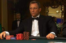 Image of James Bond playing poker, and he had a strong table image.