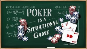 Image showing that Poker is a situation game.