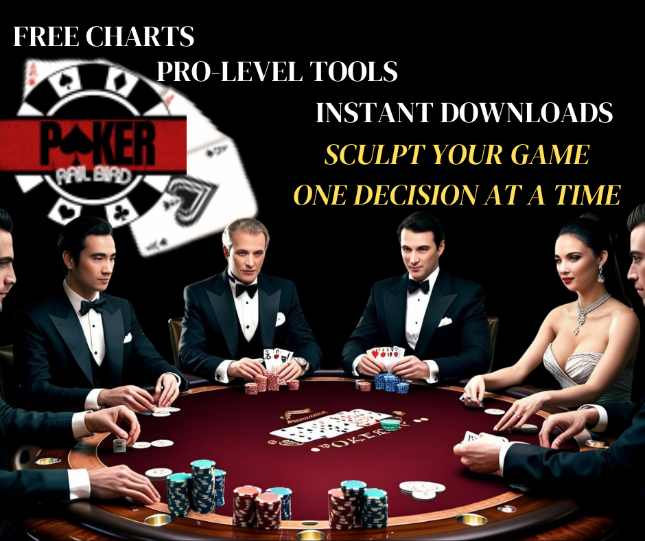 Image showing our free "Poker Outs and Odds Chart" which can be downloaded from Pokerrailbird.com for FREE.