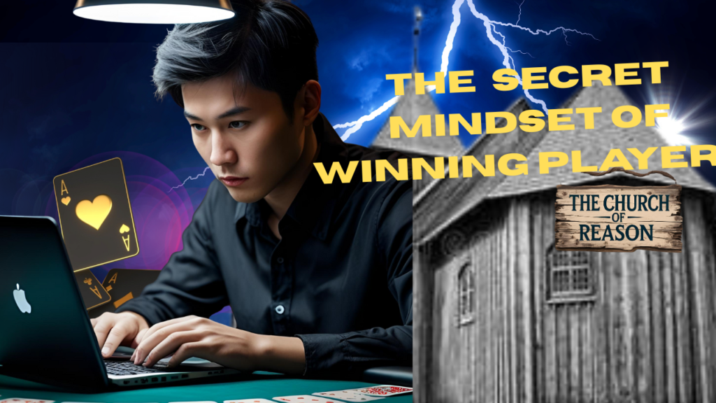 Image of a player studying poker, looking for how to calculate ghost outs.